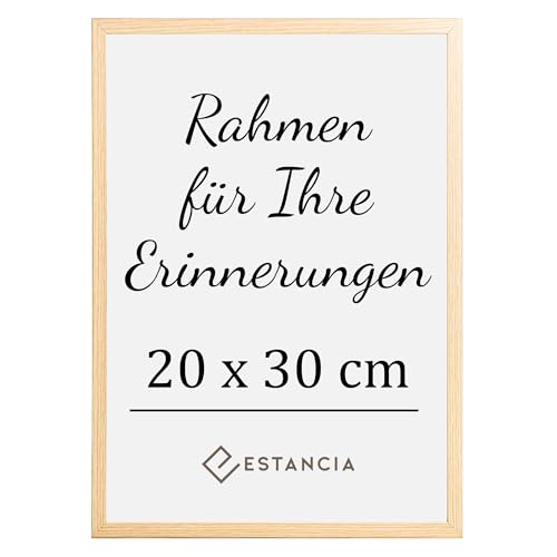 Estancia Eiche Bilderrahmen 20x30 cm mit Bruchsicherem Acrylglas| Bilderrahmen 30x20 cm | Eiche Bilderrahmen 20 x 30 Holz | Holzrahmen 20x30 cm | Eiche Rahmen 20x30 cm Estancia Eiche Bilderrahmen 20x30 cm mit Bruchsicherem Acrylglas| Bilderrahmen 30x20 cm | Eiche Bilderrahmen 20 x 30 Holz | Holzrahmen 20x30 cm | Eiche Rahmen 20x30 cm von Estancia