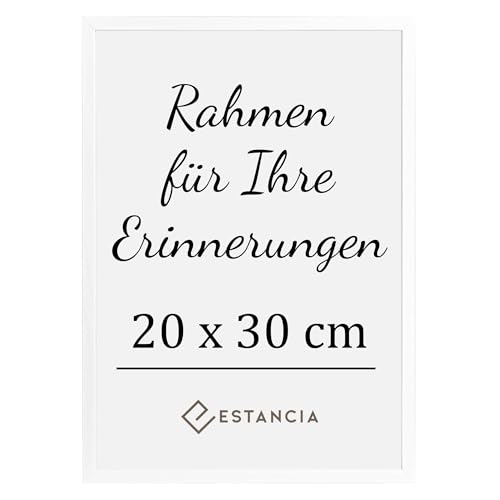 Estancia Weiß Bilderrahmen 20x30 cm mit Bruchsicherem Acrylglas | Bilderrahmen 30x20 cm | Weiss Bilderrahmen 20 x 30 cm Holz | Fotorahmen 20x30 cm | Weiss Rahmen 20x30 cm Estancia Weiß Bilderrahmen 20x30 cm mit Bruchsicherem Acrylglas | Bilderrahmen 30x20 cm | Weiss Bilderrahmen 20 x 30 cm Holz | Fotorahmen 20x30 cm | Weiss Rahmen 20x30 cm von Estancia