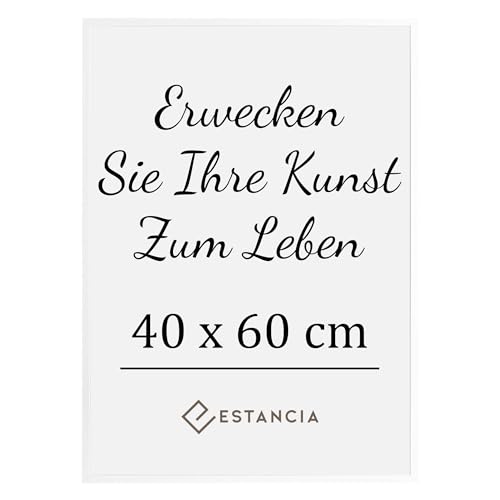 Estancia Weiß Holz Bilderrahmen 40x60 cm mit Bruchsicherem Acrylglas | Rahmen 40x60 cm | Holzbilderrahmen Weiß 60x40 | Bilderrahmen Weiss 40x60 Holz Estancia Weiß Holz Bilderrahmen 40x60 cm mit Bruchsicherem Acrylglas | Rahmen 40x60 cm | Holzbilderrahmen Weiß 60x40 | Bilderrahmen Weiss 40x60 Holz von Estancia