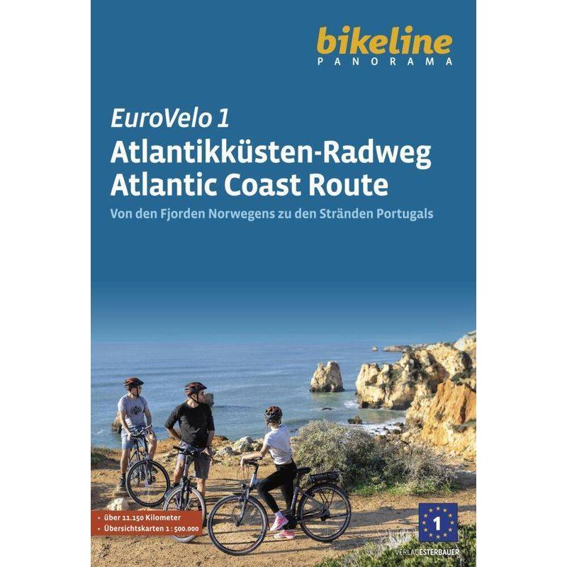 Eurovelo 1 - Atlantikküsten-Radweg Atlantic Coast Route, Kartoniert (TB) von Esterbauer