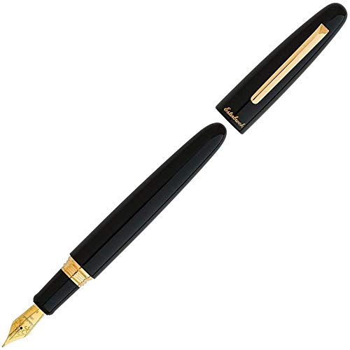 Esterbrook E176-M E176 Estie Ebony Oversized Füllfederhalter aus Acryl mit vergoldeten Beschlägen,,Federstärke Medium Estie Estie Oversize schwarz 133,8 mm länge Esterbrook E176-M E176 Estie Ebony Oversized Füllfederhalter aus Acryl mit vergoldeten Beschlägen,,Federstärke Medium Estie Estie Oversize schwarz 133,8 mm länge von Esterbrook