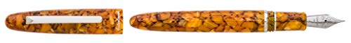 Esterbrook E436 Estie Honeycomb Füllfederhalter aus Acryl mit verchromten Beschlägen, Federstärke Medium bunt 14,99 cm länge (geschlossen) von Esterbrook