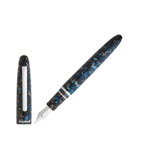 Esterbrook Estie Füllfederhalter in der Farbe Nouveau Blue Palladium mit Edelharz, Federstärke: Fein, ENB146-F Esterbrook Estie Füllfederhalter in der Farbe Nouveau Blue Palladium mit Edelharz, Federstärke: Fein, ENB146-F von Esterbrook