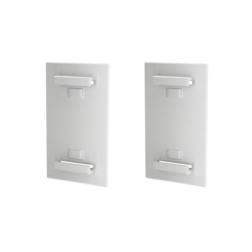 Estika Klebehalter für Klemmfix Rollo, Weiß, 2 Stück - Set, kleben, Klebeträger, Doppel Rollo Halterung, für Verdunkelungsrollo, Sichtschutz Estika Klebehalter für Klemmfix Rollo, Weiß, 2 Stück - Set, kleben, Klebeträger, Doppel Rollo Halterung, für Verdunkelungsrollo, Sichtschutz von Estika