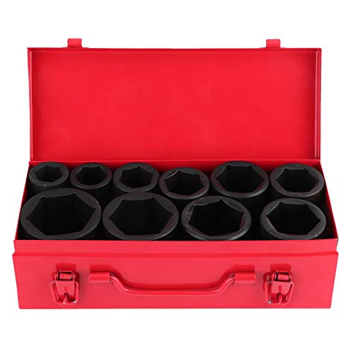10 Stück Kraft-Steckschlüssel-Einsatz-Satz Sechskant | 3/4 Zoll Drive | 22-24 - 27-30 - 32-36 - 38-41 - 46-50mm | Chrom-Molybdän-Stahl | 6-Punkt | Metrisch | Auto-Werkzeugset 10 Stück Kraft-Steckschlüssel-Einsatz-Satz Sechskant | 3/4 Zoll Drive | 22-24 - 27-30 - 32-36 - 38-41 - 46-50mm | Chrom-Molybdän-Stahl | 6-Punkt | Metrisch | Auto-Werkzeugset von Estink