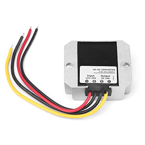 DC/DC-Wandler, DC12V / 24V auf 5V 10A 50W Abwärtswandler Spannungsreglermodul, IP68 Wasserdichter LKW Transformator Wandler Spannungswandler Konverter DC/DC-Wandler, DC12V / 24V auf 5V 10A 50W Abwärtswandler Spannungsreglermodul, IP68 Wasserdichter LKW Transformator Wandler Spannungswandler Konverter von Estink