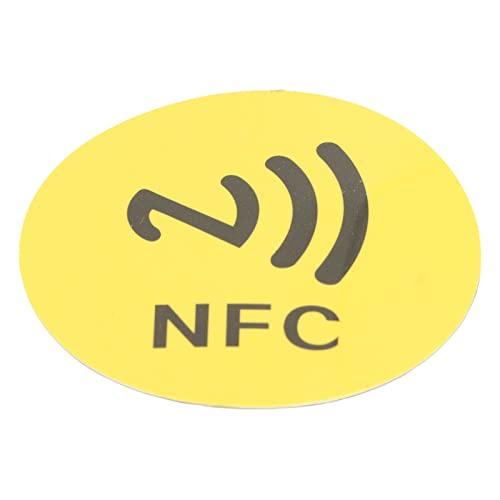 Estink 20pcs 125kHz NFC -Aufkleber für Zugangskontrolle, Home Assistant, Telefon NFC Aufkleber -ID Tag, Anti Interferenz (YELLOW) von Estink