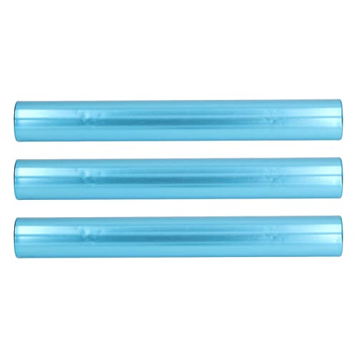 Estink Aluminiumlegierung Relais -Stabset von 3 3, Auffällige Hohldesign für Relay -Rennen, Angemessene Größe für Verschiedene Altersgruppen (BLUE) von Estink