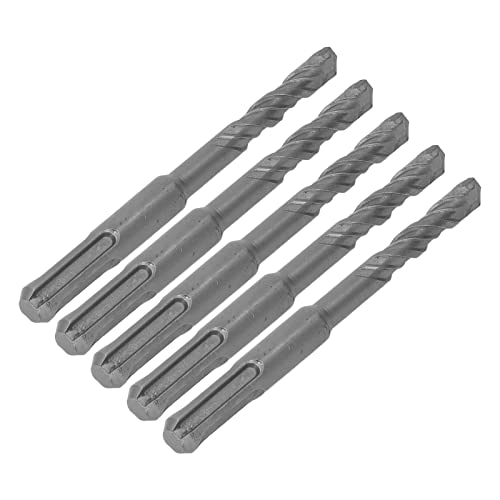 Estink Carbid -Tipp -Bohrer Bit 5pcs Cooler Betonhammer Bit Spiral 2 Flöten Einflussbohrmaschine für Ziegelstein, Geeignet für Industrie und Projekte (8 mm) von Estink