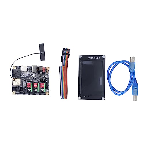 Estink Desktop -Lasergravurmaschine Universal Kit Hoher Genauigkeitsdruck für mit 3,5 -Zoll Touchscreen, für Hobbyisten (Touchscreen mit 12–24 VDC-Steuerplatine) von Estink
