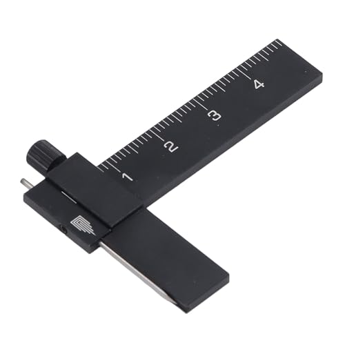 Estink Einstellbarer Isometrischer Schreibfachlineer Easy Abstand Einstellungsinstrument für Detaillierte Gravuraufgaben Crafters und Künstler Tungsten Molybdän Stahl (BLACK) von Estink