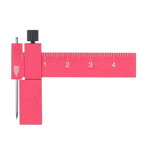 Estink Einstellbarer Isometrischer Schreibfachlineer Easy Abstand Einstellungsinstrument für Detaillierte Gravuraufgaben Crafters und Künstler Tungsten Molybdän Stahl (Rot) von Estink