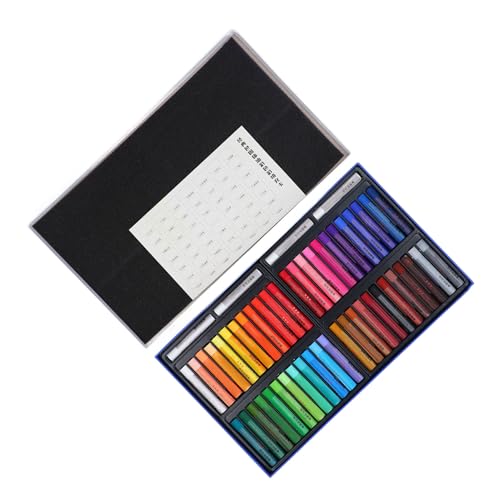 Estink Lebendiger Mischöl Pastell -Set Glatte Adhäsion Öl Buntstift Pastell Zum Schreiben von Zeichnen, 38 Farben für Sketcher -Anfänger (48+4) von Estink