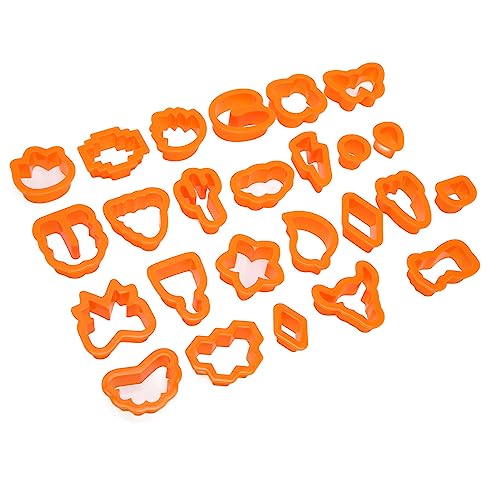 Estink Lehmformschneider Breit Glättungsbasis Langlebiges Kunststoff -Plastik -Set für Kunsthandwerk, Geeignet für Schmuckherstellung (ORANGE) von Estink