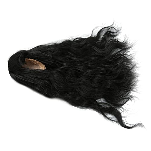 Estink Lockige Weiche Touch -Puppenperücke mit Pony, Hitzebeständige, Trimmbare Kugelgelenkpuppenperücke für 1/6 Puppenkleid (Black) von Estink