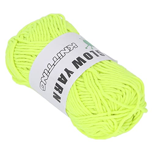 Estink Luminous Chunky Garn Glow DIY Polyester Gewebe für Pulloverhut 164ft Geeignet Zum Häkeln von Strickanfängern (Farbe 3) von Estink