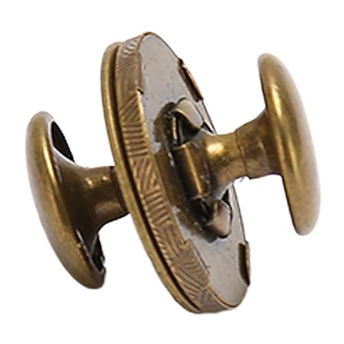 Estink Magnetknopfverschluss Schnappschüsse Haltbare 50 -Sets -Geldbörsen Hardware für DIY Kleidungsdekoration (Antike Messing) von Estink