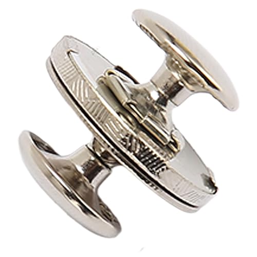Estink Magnetknopfverschluss Schnappschüsse Haltbare 50 -Sets -Geldbörsen Hardware für DIY Kleidungsdekoration (SILVER) von Estink