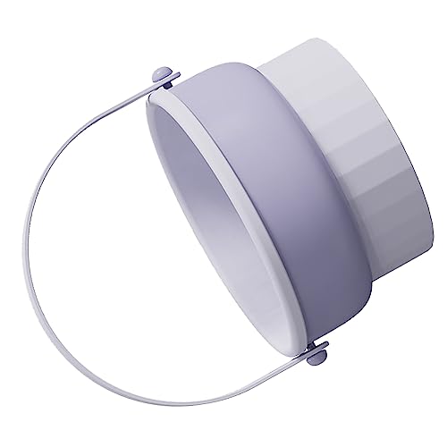 Estink Make -up -Pinsel Lagerregal Premium 3 in 1 Reinigungsbox Hanging Trockenlager Make up Werkzeug Trockenrock TPR Pp Tragbar 14,5 X 8 X 13 Cm für Frauen (violett) von Estink