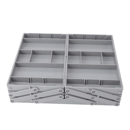 Estink Multi -Level Erweiterbares Doppelreihenschubladen -Organisator Tablett für Schmuck Make up Utensilien, Faltbarer Organisator für Büroküchenverkesseltisch, Robustes Plastikmaterial (3-stöckig) Estink Multi -Level Erweiterbares Doppelreihenschubladen -Organisator Tablett für Schmuck Make up Utensilien, Faltbarer Organisator für Büroküchenverkesseltisch, Robustes Plastikmaterial (3-stöckig) von Estink