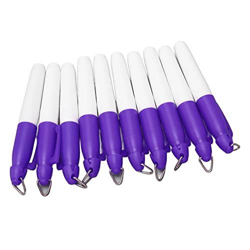 Estink Red 10pcs Golfmarker Stift Ölbasis Wasserdichtes Tragbares Balllinien -Marker -Werkzeug Zum Zeichnen für Enthusiasten Plastik (violett) von Estink