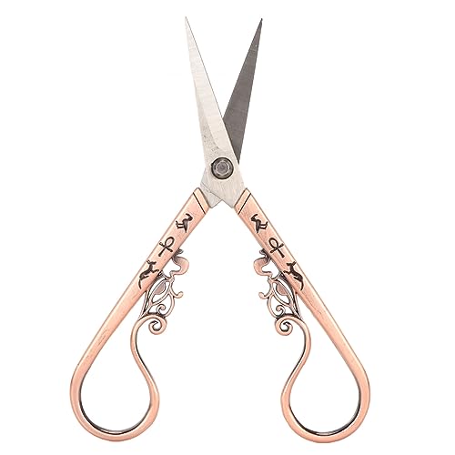 Estink Retro Edelstahlnähte mit Einer Schnittklinge für den Täglichen Gebrauch des Haushalts, Ideal für Stick- und DIY -Enthusiasten (Roségold) von Estink