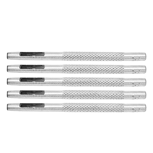 Estink Scharfe Kohlenstoffstahl -Leder -Loch Loch Werkzeug für Lederhandwerk, 20 Stück Runde Kit für Kleidungshandtaschen (3 mm) von Estink