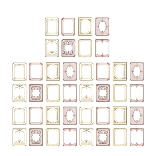 Estink Scrapbook Sticky Notes Exquisite Dekorative Notizbilder für DIY -Handwerk 40 Blätter für Scrapbooking, Handbuch, Journaling, Zeichnen (Typ 3) von Estink