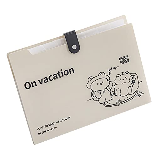 Estink Snap Design Mehrzweck -Erweiterungsdateiordner für Kinderkunst, Quittungen, Klassifizierungskennzeichnung Concrection Dateiordner (Meows Feiertag) von Estink