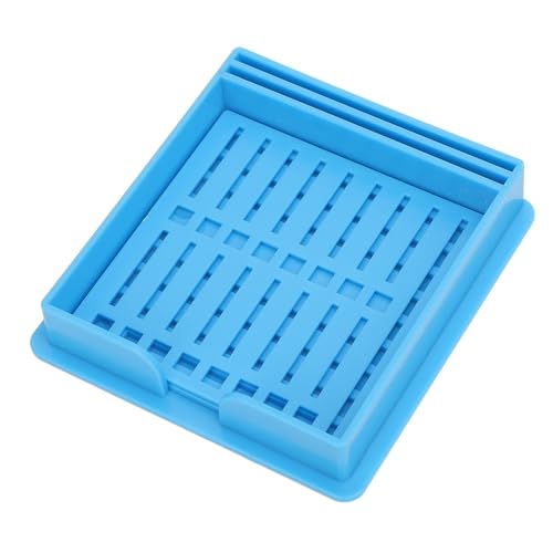 Estink Sticky Note Halter Vorlage Organizer für Office Desk Kreative Arbeitsplatz Organisation 3 X 3 Zoll Kunststoff (BLUE) von Estink