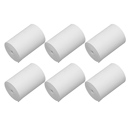 Estink Thermal -Quittungspapierrollen 80 Mm 10 Rollen Glattes Druckpapier für DIY -Bearbeitung und Kommentare (Kleiner Rohrkern) von Estink