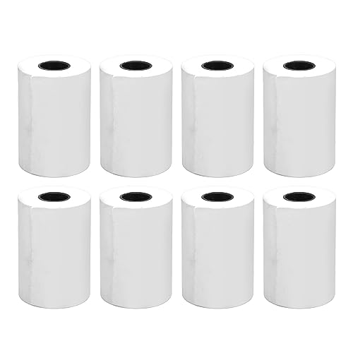 Estink Thermal -Quittungspapierrollen 80 Mm 10 Rollen Glattes Druckpapier für DIY -Bearbeitung und Kommentare (Ohne Rohrkern) von Estink