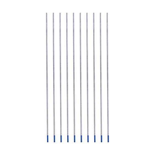 Elektrode Stabelektrode, Wolframelektroden, 10 stücke WL20 Lanthanated Elektroden Schweißen Edelstahl WIG Wolfram-Elektroden, mit Plastikbox (1,6 x 175 mm) von Estink