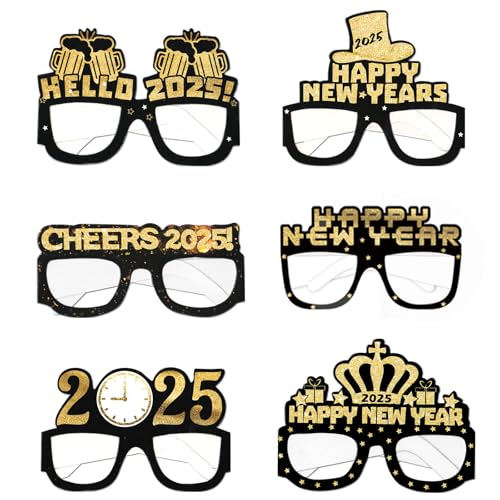 12 Stück Happy New Year Brille Fancy 2023 Brillen Foto Requisiten Golden 2023 Silvester Stirnband Glitzer Feier Party Favor für 2023 Neujahr Party Dekorationen Supplies 12 Stück Happy New Year Brille Fancy 2023 Brillen Foto Requisiten Golden 2023 Silvester Stirnband Glitzer Feier Party Favor für 2023 Neujahr Party Dekorationen Supplies von Estivaux