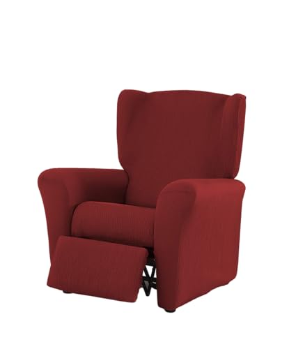 Estoralis | Berta Moderner Design-Relax-Sesselbezug | Elastischer Jacquardstoff | Rot | Für Relaxsessel von 70 bis 90 cm. | Sesselschutz | Anpassbar an alle Arten von Sesseln Estoralis | Berta Moderner Design-Relax-Sesselbezug | Elastischer Jacquardstoff | Rot | Für Relaxsessel von 70 bis 90 cm. | Sesselschutz | Anpassbar an alle Arten von Sesseln von Estoralis
