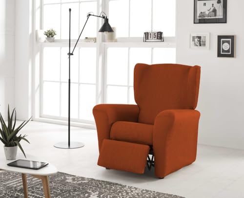 Estoralis | Berta Moderner Design-Relax-Sesselbezug | Elastischer Jacquardstoff | Terrakotta | Für Relaxsessel von 70 bis 90 cm. | Sesselschutz | Anpassbar an alle Arten von Sesseln Estoralis | Berta Moderner Design-Relax-Sesselbezug | Elastischer Jacquardstoff | Terrakotta | Für Relaxsessel von 70 bis 90 cm. | Sesselschutz | Anpassbar an alle Arten von Sesseln von Estoralis