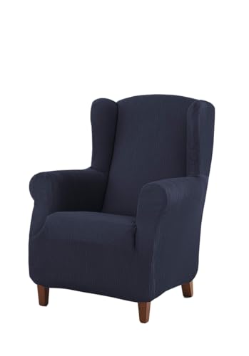 Estoralis | Berta Ohrensesselbezug im modernen Design | Elastischer Jacquardstoff | Marineblau | Für Ohrensessel von 70 bis 110 cm. | Sesselschutz | Anpassbar an alle Arten von Sesseln Estoralis | Berta Ohrensesselbezug im modernen Design | Elastischer Jacquardstoff | Marineblau | Für Ohrensessel von 70 bis 110 cm. | Sesselschutz | Anpassbar an alle Arten von Sesseln von Estoralis