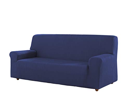Estoralis | Berta Sofabezug im modernen Design | Elastischer Jacquardstoff | Blau | Für 3-Sitzer-Sofa von 170 bis 220 cm. | Sofaschutz | Anpassbar an alle Arten von Sesseln Estoralis | Berta Sofabezug im modernen Design | Elastischer Jacquardstoff | Blau | Für 3-Sitzer-Sofa von 170 bis 220 cm. | Sofaschutz | Anpassbar an alle Arten von Sesseln von Estoralis