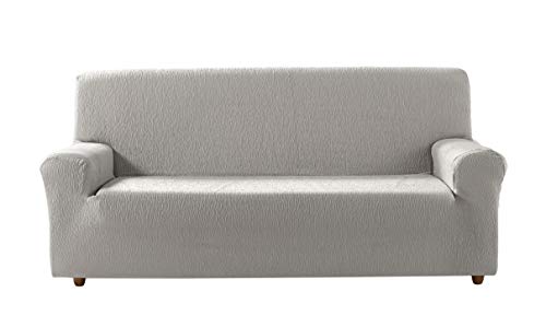 Zebra Textil Estoralis | BETA Sofabezug im modernen Design | Elastischer Jacquardstoff | Perlgrau | Für 3-Sitzer-Sofa von 170 bis 220 cm. | Sofaschutz | Anpassbar an alle Arten von Sesseln Zebra Textil Estoralis | BETA Sofabezug im modernen Design | Elastischer Jacquardstoff | Perlgrau | Für 3-Sitzer-Sofa von 170 bis 220 cm. | Sofaschutz | Anpassbar an alle Arten von Sesseln von Estoralis