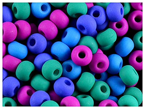 Estrella 40 Stück Tschechische Glasperlen Gepresst Estrela NEON Bagel 5.5 mm Mix Dunkel Estrella 40 Stück Tschechische Glasperlen Gepresst Estrela NEON Bagel 5.5 mm Mix Dunkel von Estrella