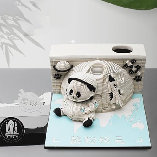 3D-Memo-Block, Kunst, Haftnotizen, 3D-Kalender 2025, niedlicher Panda-3D-Kalender, Karten für Büro, Zuhause, Ornamente, Schreibtischdekoration, kreatives Geschenk 3D-Memo-Block, Kunst, Haftnotizen, 3D-Kalender 2025, niedlicher Panda-3D-Kalender, Karten für Büro, Zuhause, Ornamente, Schreibtischdekoration, kreatives Geschenk von Esyzsss
