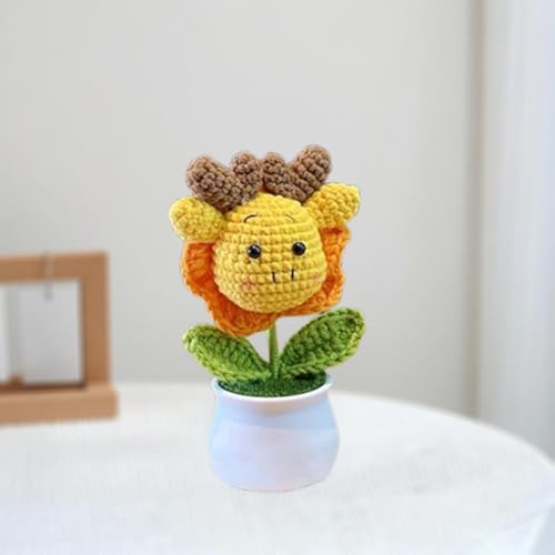 Häkelblumen, gestrickte Blumen, gehäkelte Blumen, handgehäkelter kleiner Drachenmann/kleiner Hase, Mini-Topf-Strickornament, verwendet für Heimbüro-Desktops, Auto-Dekorationen Häkelblumen, gestrickte Blumen, gehäkelte Blumen, handgehäkelter kleiner Drachenmann/kleiner Hase, Mini-Topf-Strickornament, verwendet für Heimbüro-Desktops, Auto-Dekorationen von Esyzsss