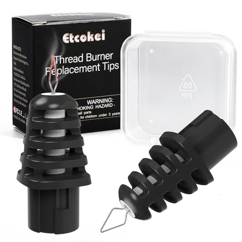 Etcokei Fadenbrenner-Zap-Ersatzspitze, für T-004U und T-005U, 2 Stück pro Packung, für Perlenarbeiten, Schmuckherstellung, Schmelzen, Knoten, Perlenweben, Lederarbeiten, Auffädelprojekte Etcokei Fadenbrenner-Zap-Ersatzspitze, für T-004U und T-005U, 2 Stück pro Packung, für Perlenarbeiten, Schmuckherstellung, Schmelzen, Knoten, Perlenweben, Lederarbeiten, Auffädelprojekte von Etcokei
