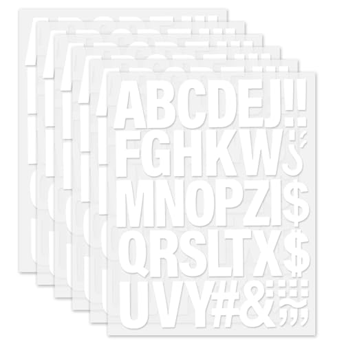Buchstaben zum Aufbügeln Weiß 2 Zoll Bügel Buchstaben Groß Bügelbuchstaben für Textilien Buchstabe Aufbügeln für Kleidung T-shirt 6 Blätter Buchstaben zum Aufbügeln Weiß 2 Zoll Bügel Buchstaben Groß Bügelbuchstaben für Textilien Buchstabe Aufbügeln für Kleidung T-shirt 6 Blätter von Eteamcan