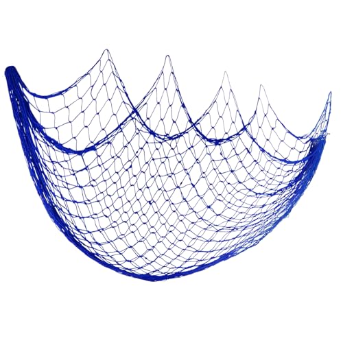 Fischernetz Deko Outdoor Blau 100 x 200 cm Fischer Netz Decor Mediterranen Stil Fischernetze Wand Dekoration für Zimmer Strand Fischernetz Deko Outdoor Blau 100 x 200 cm Fischer Netz Decor Mediterranen Stil Fischernetze Wand Dekoration für Zimmer Strand von Eteamcan