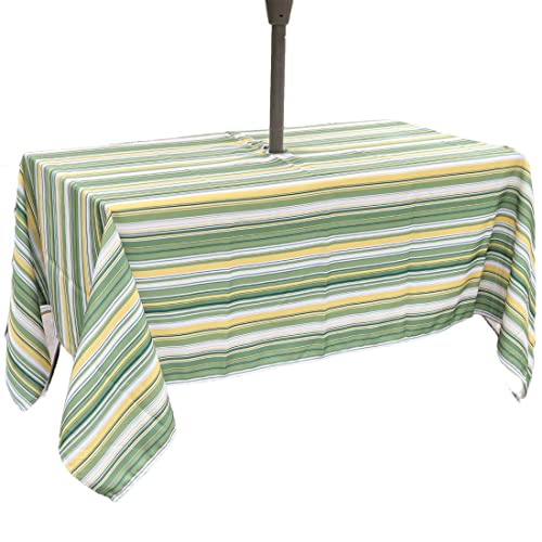 Eternal Beauty Recatngle Tischdecke, 132x178 cm, Grün und Gelb gestreift, für Innen- und Außenbereich, für Terrasse, Gartenparty und Grillabende Eternal Beauty Recatngle Tischdecke, 132x178 cm, Grün und Gelb gestreift, für Innen- und Außenbereich, für Terrasse, Gartenparty und Grillabende von Eternal Beauty