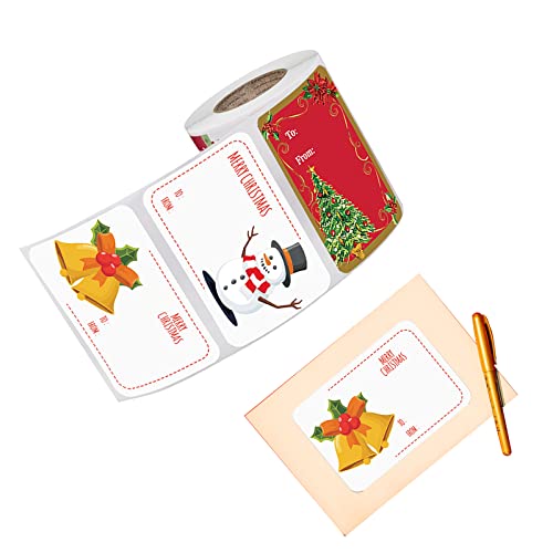 250 Stück Weihnachtliche Aufkleber, Weihnachtsaufkleber Rolle, Geschenkaufkleber Weihnachten, Zum Verpacken von Weihnachtsgeschenken, Weihnachtsdekoration 250 Stück Weihnachtliche Aufkleber, Weihnachtsaufkleber Rolle, Geschenkaufkleber Weihnachten, Zum Verpacken von Weihnachtsgeschenken, Weihnachtsdekoration von Eterspr