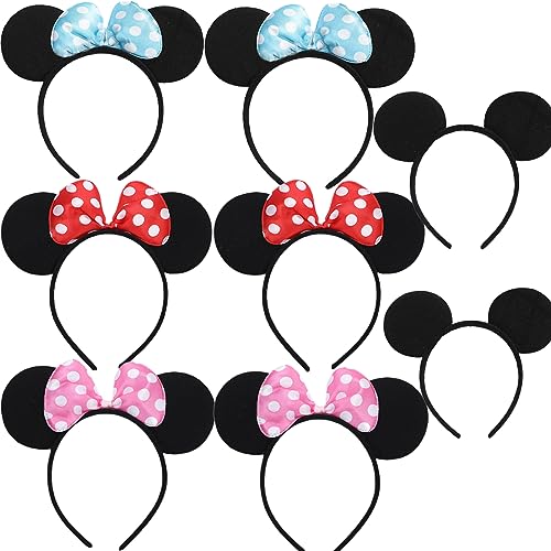 Eterspr 8 Stück Satin-Maus Ohren, Bunt Maus Ohr Stirnban, Mini Maus Ohren Schleife, Geeignet zum Fotografieren und Tragen Beim Ausgehen Eterspr 8 Stück Satin-Maus Ohren, Bunt Maus Ohr Stirnban, Mini Maus Ohren Schleife, Geeignet zum Fotografieren und Tragen Beim Ausgehen von Eterspr
