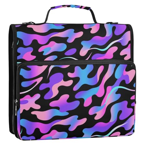 Aktenordner, 3 Ringe, Reißverschluss, mehrere Taschen, Dokumenten-Organizer, Tasche für Schule und Büro, Clip de Cremallera escolar Aktenordner, 3 Ringe, Reißverschluss, mehrere Taschen, Dokumenten-Organizer, Tasche für Schule und Büro, Clip de Cremallera escolar von EtherSpher