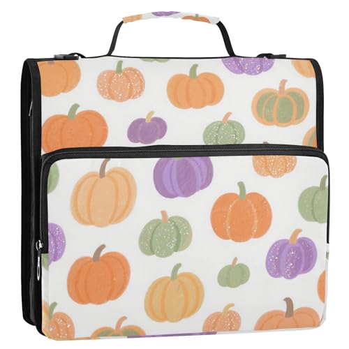 Bolsa de Cremallera Künstliche Pailletten, 3,8 cm, 3 Ringe, stabiler Reißverschluss, Ordner mit Griff und abnehmbarem Schultergurt, einfach zu tragen, tragbar, für Zuhause, Reisen, sichere von EtherSpher